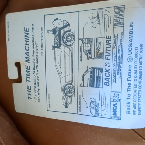 Rare diecast metal Back to the Future car - Picture 2 of 4